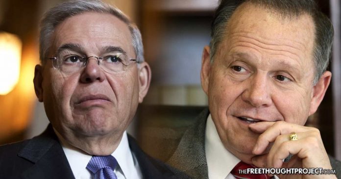 Roy Moore and Bob Menendez