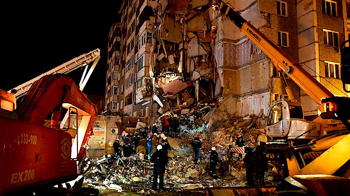 Click to enlarge building explosion
