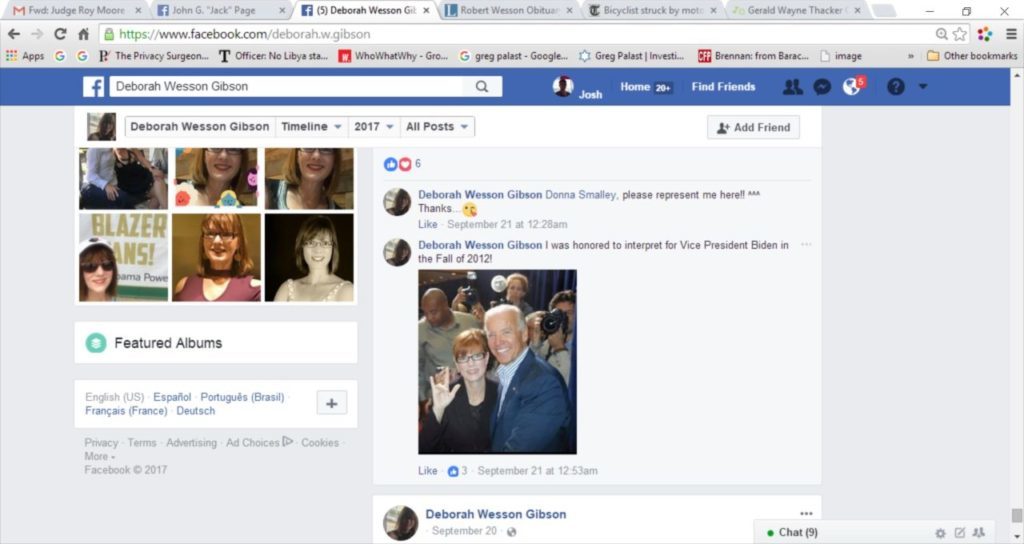 Click to enlarge Deborah Wesson Gibson