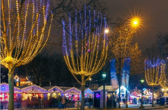 Christmas market Paris