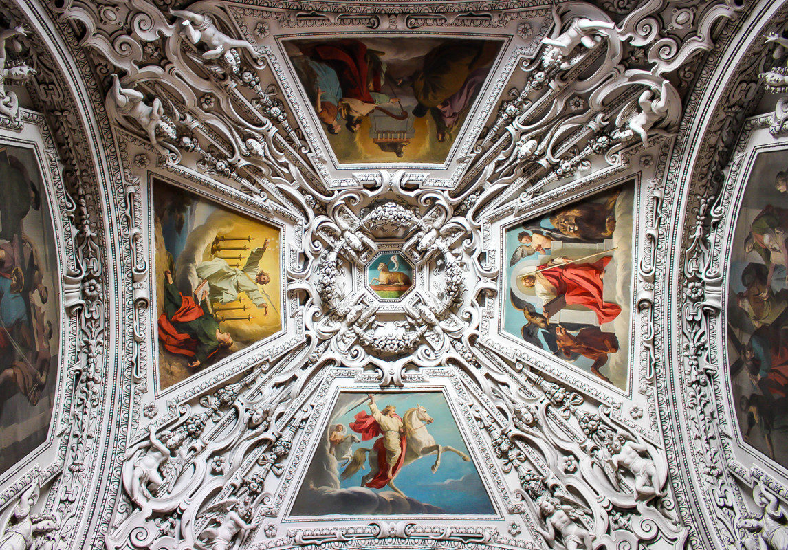 Church ceiling