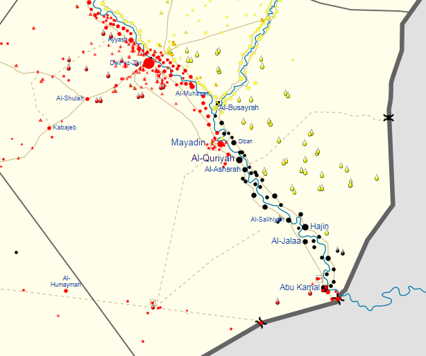 Click to enlarge Syria ISIS SAA map