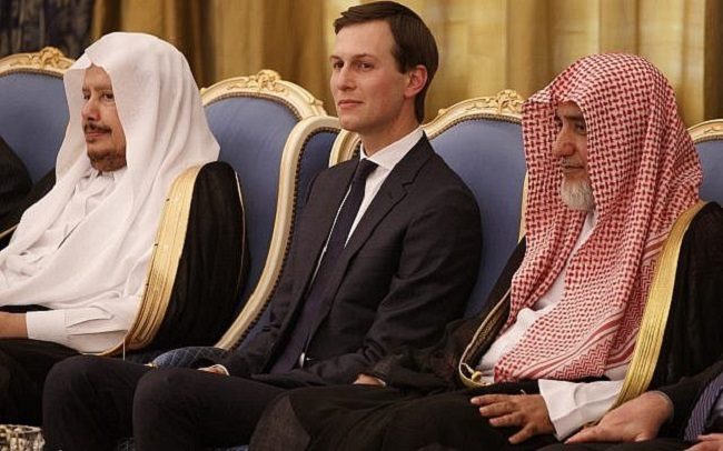 Click to enlarge Kushner in Saudi Arabia