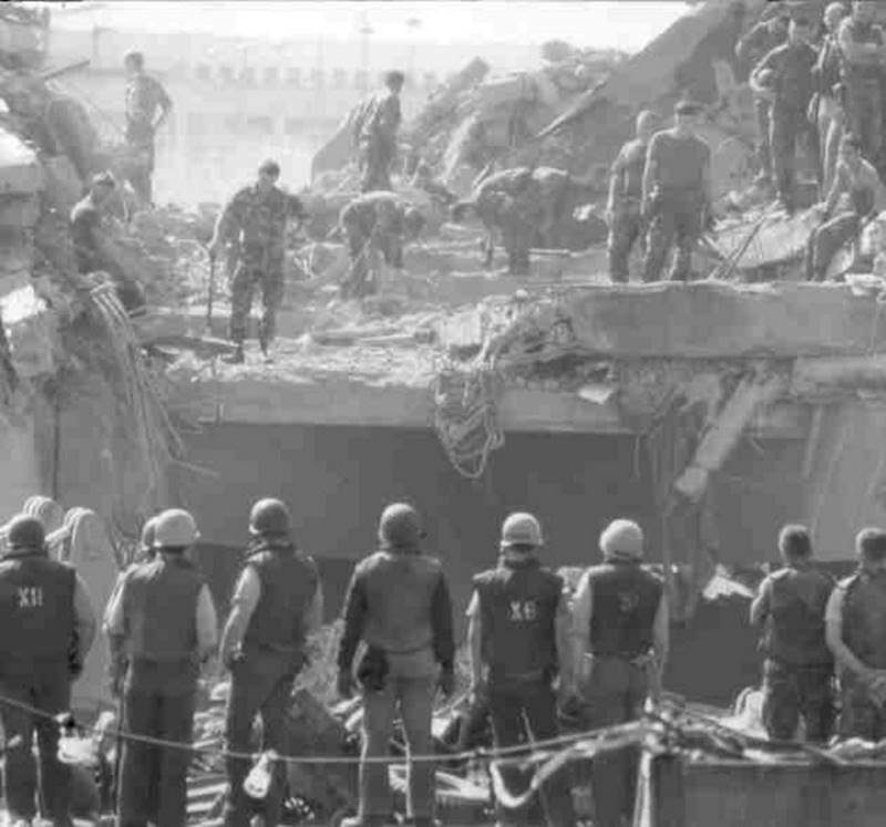 Click to enlarge US barracks bombing Beirut