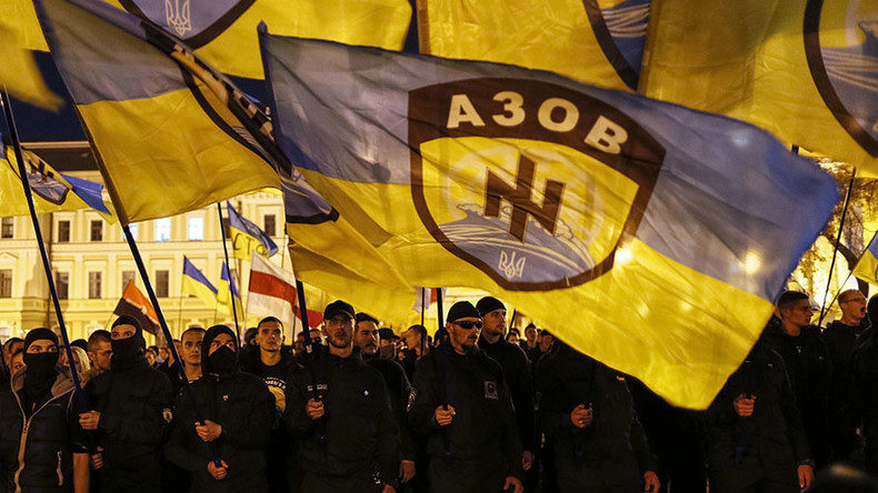 Click to enlarge Ukrainian neo-Nazi Azov Battalion