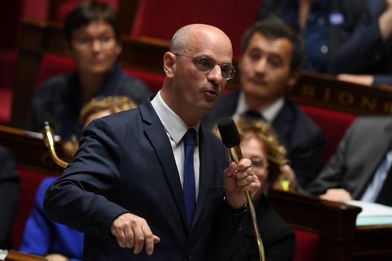 Click to enlarge Education Minister Jean-Michel Blanquer