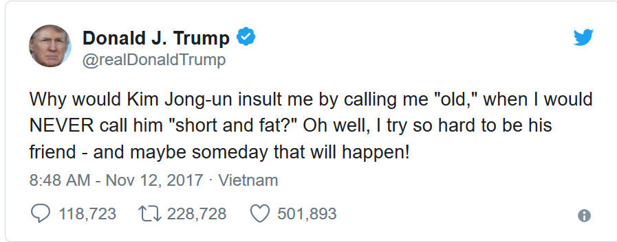 Click to enlarge trump kim tweet