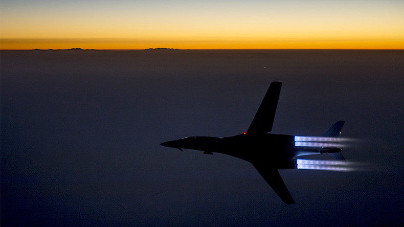B-1B Lancer supersonic bomber