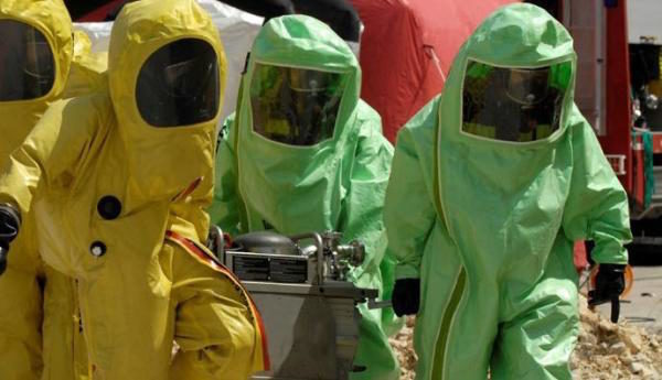biological attack drill