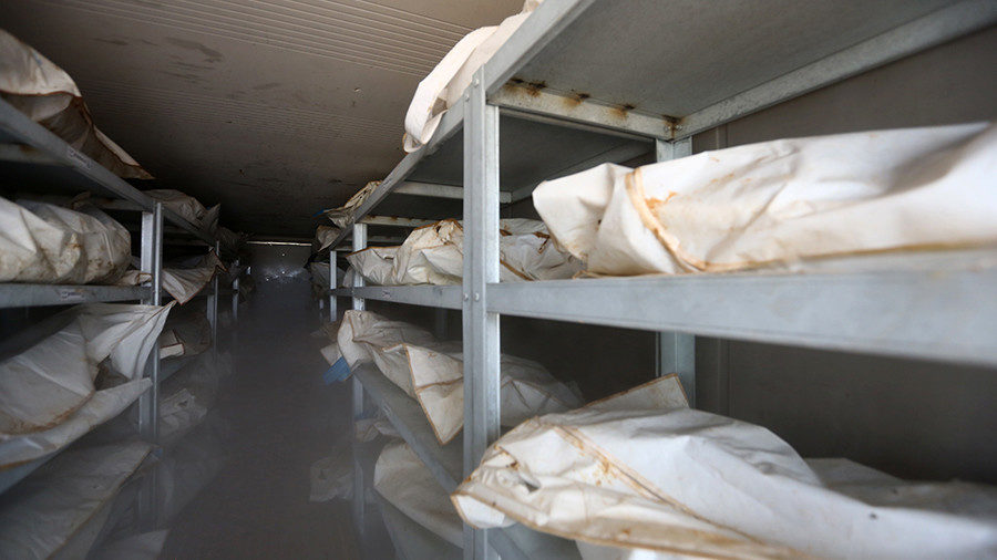 Click to enlarge Islamic State Libya morgue