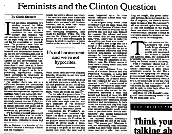 Click to enlarge steinem clinton ny times op ed