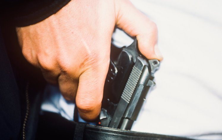 Click to enlarge gun in waistband