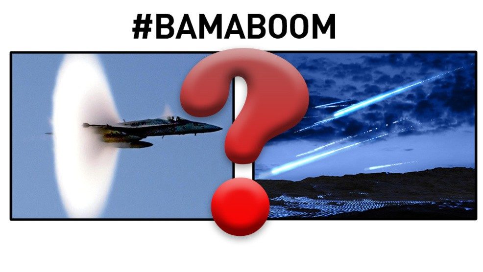 loud boom Alabama