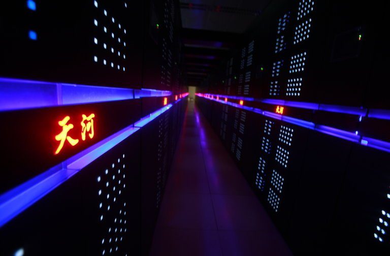 The Tianhe-2 at the National University of Defense Technology in Changsha led a Top500 list in 2013. Super computer