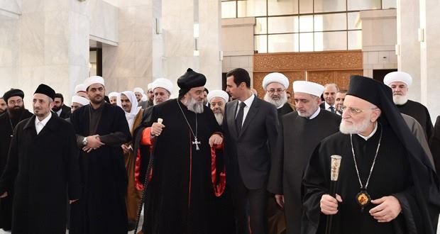 Assad Orthodox Christian leaders