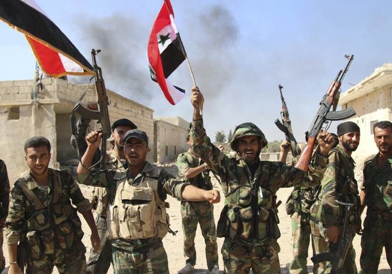 Syrian arab army soldiers