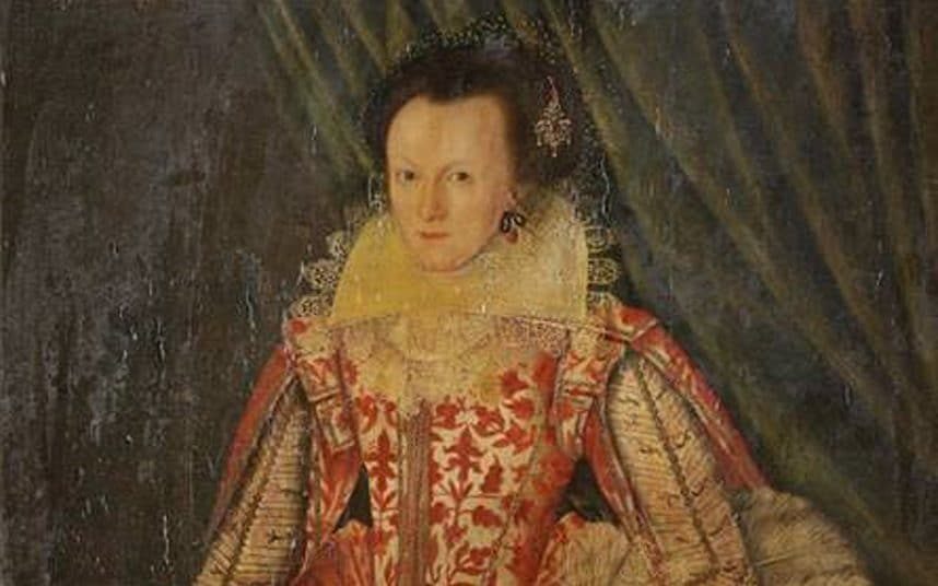 Click to enlarge The oil painting before its restoration Credit: Philip Mould & Co