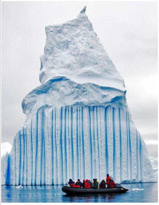 Click to enlarge Antarctica, frozen waves