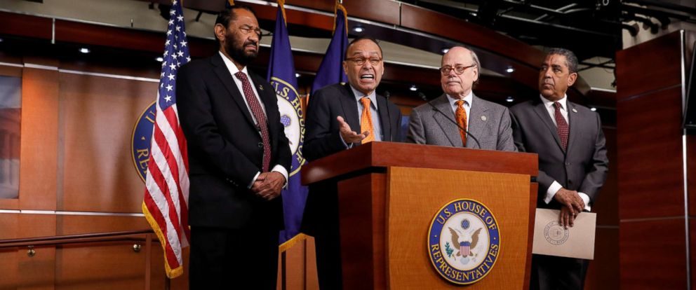 Click to enlarge Impeachment Trump democrats Luis Gutierrez Al Green Steve Cohen Adriano Espaillat