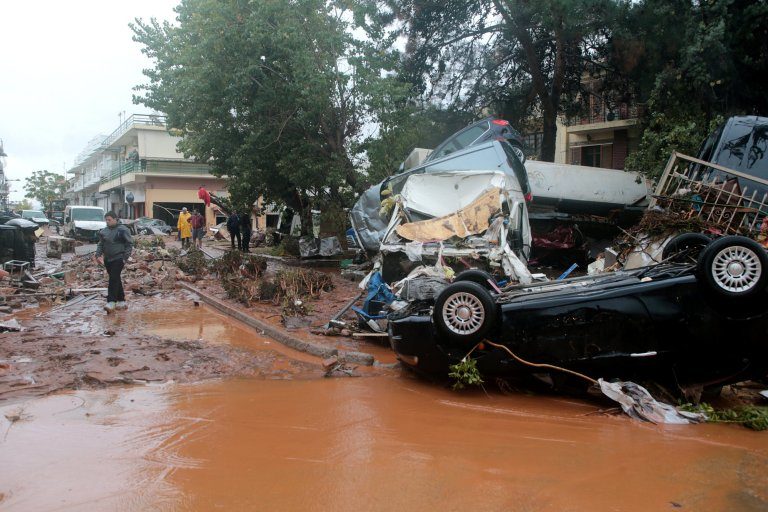 Click to enlarge At least 14 dead after 'Biblical' flash floods in Greece (PHOTO, VIDEO) Nov 2017