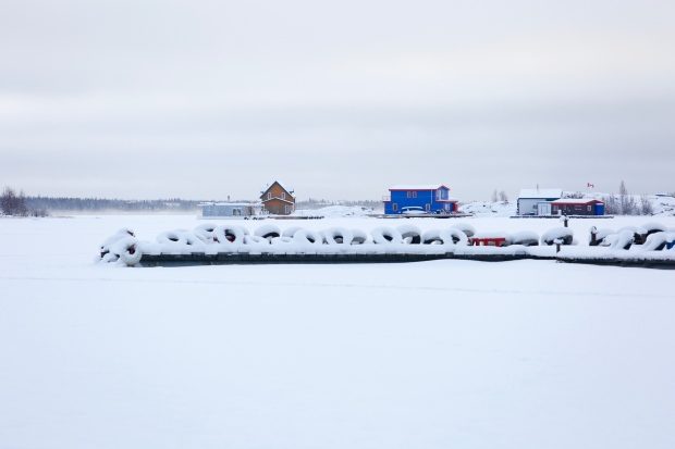 Open water on Great Slave Lake could be to thank for the big, fluffy flakes Yellowknife saw.