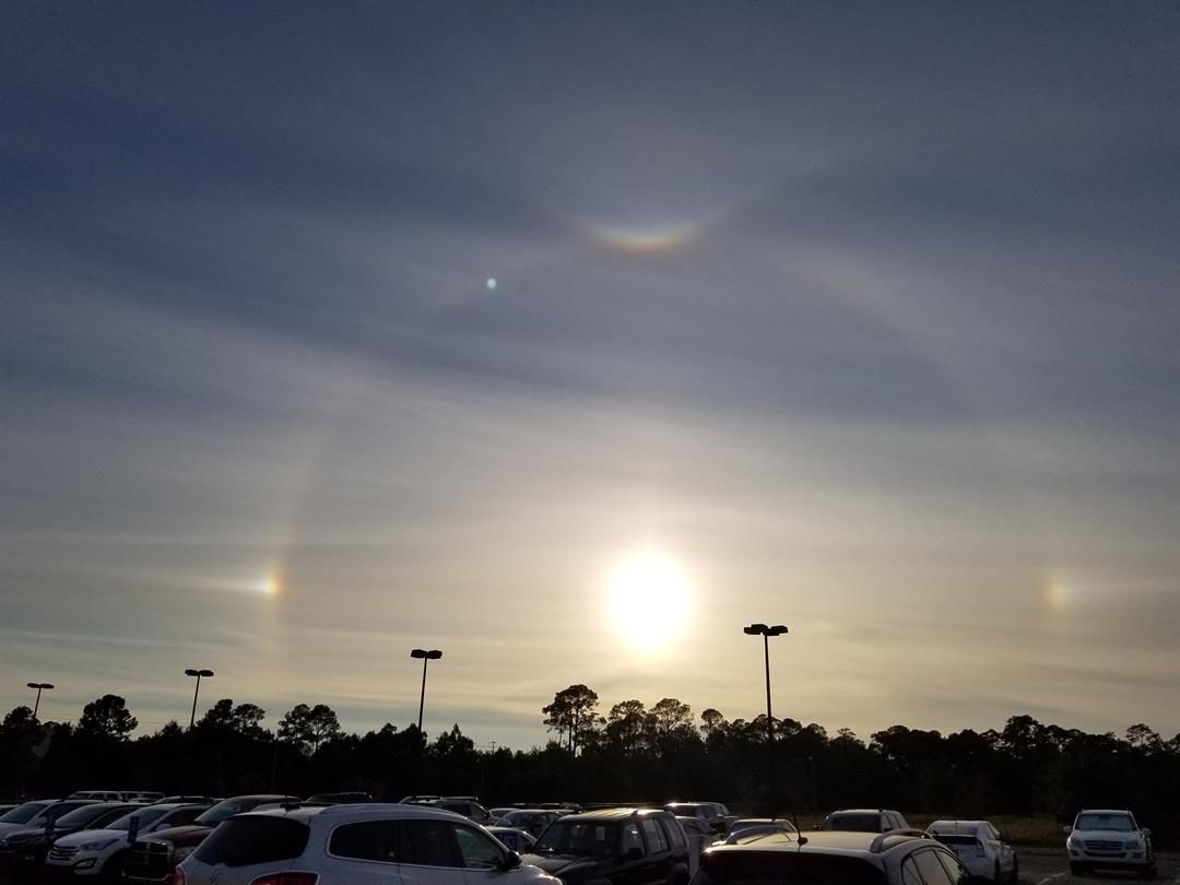 Sundogs over Southern Mississippi