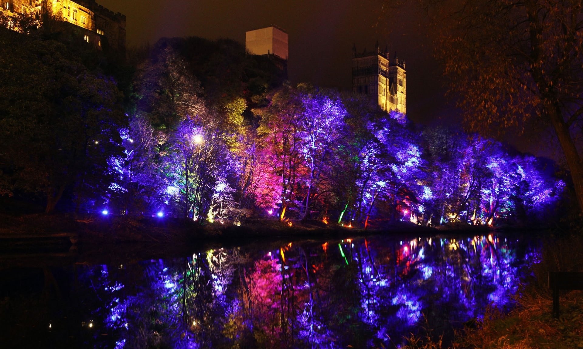 Click to enlarge A Lumiere festival rehearsal in Durham. Photograph: x