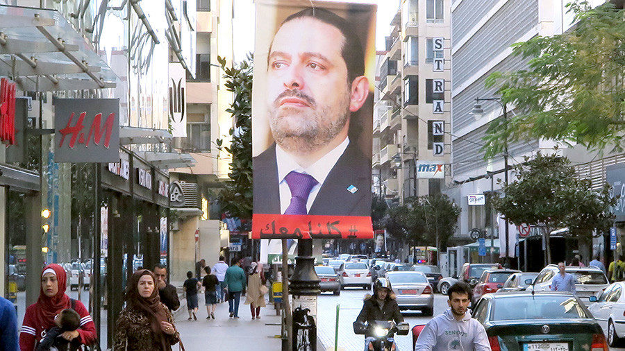 Click to enlarge Lebanese Prime Minister Saad al-Hariri