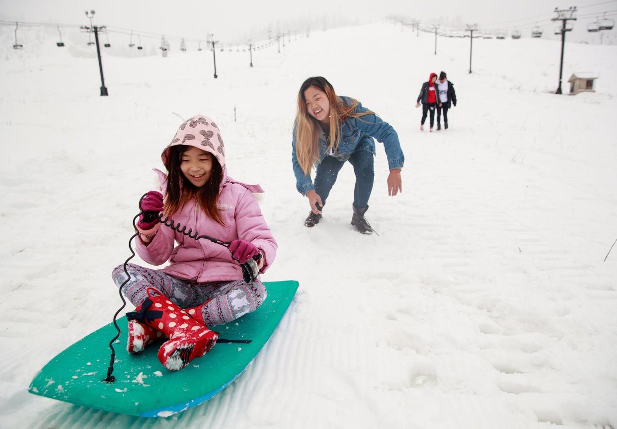 Get your skis, sleds and snowshoes ready, winter-sports lovers: The snowpack level is up to 5 times deeper than normal.