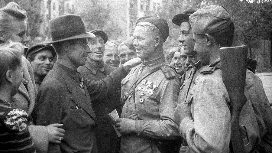 Soviet Army in Lublin, Poland