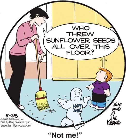 not me cartoon