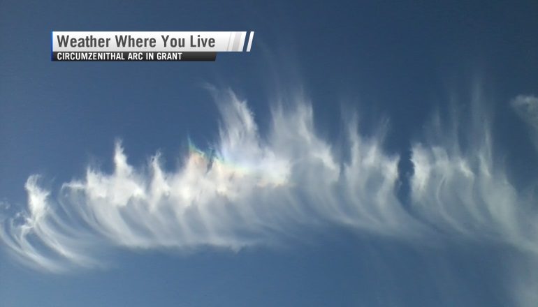 Circumzenithal arc over Alabama