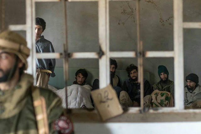 Captured ISIS fighters