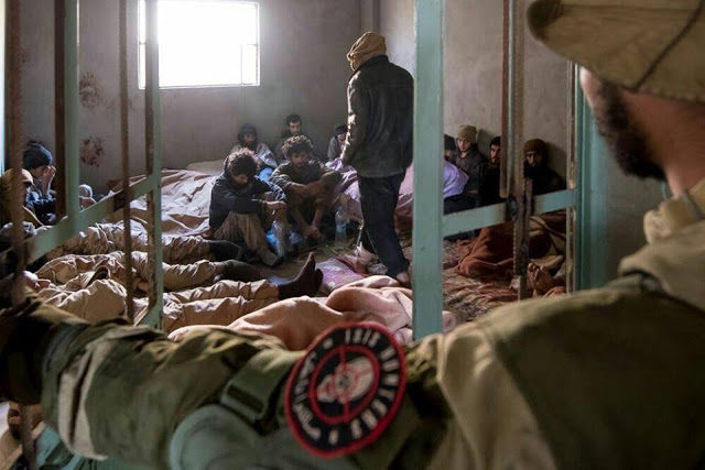 Jailed ISIS fighters