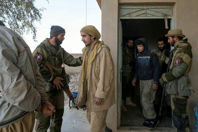 Captured ISIS fighters