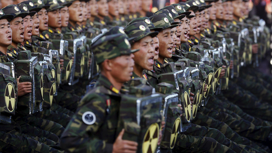 North Korea soldiers