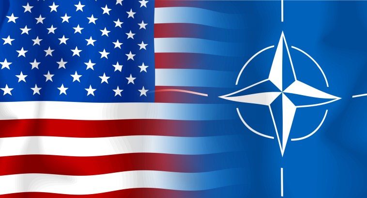 The biggest threat to world peace is NATO US flag