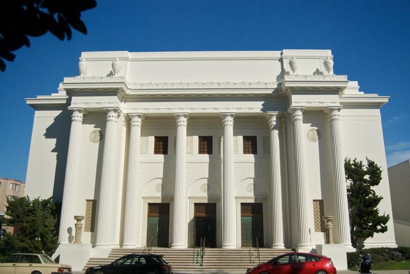 Internet Archive's headquarters in San Francisco, California Christian Science church in the Richmond district of San Francisco,