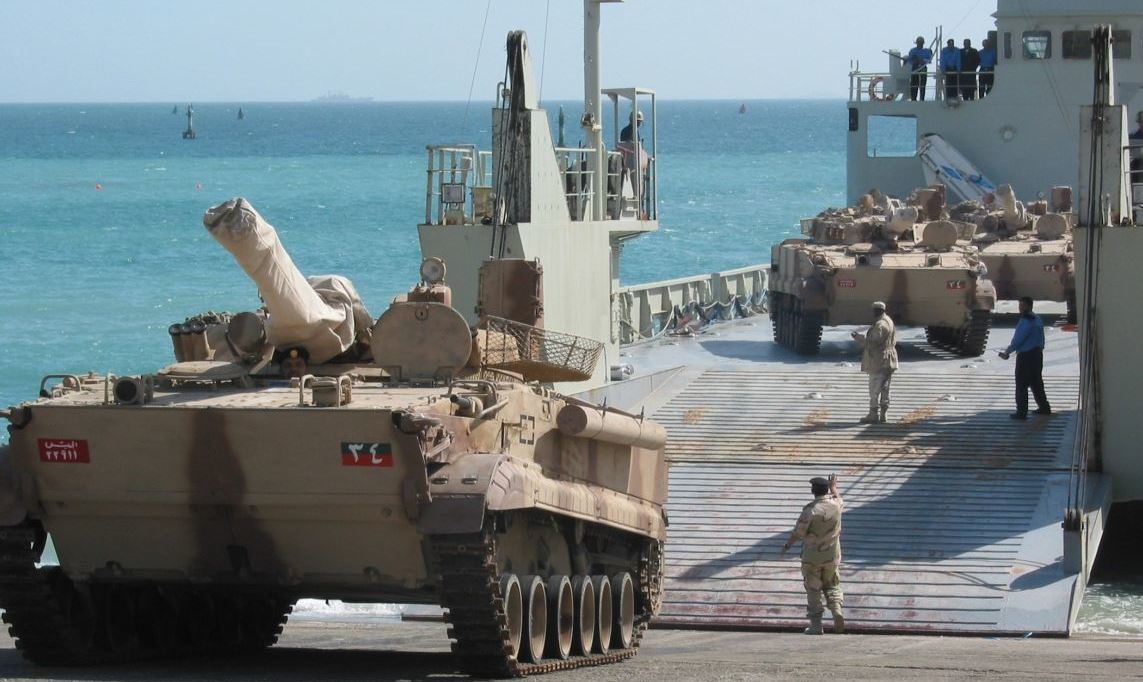 Click to enlarge Arab tanks