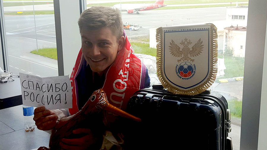 ‘Thank you Russia for beating hate with love’ – New Zealand fan’s heartfelt letter to football fans  Matt Fejos