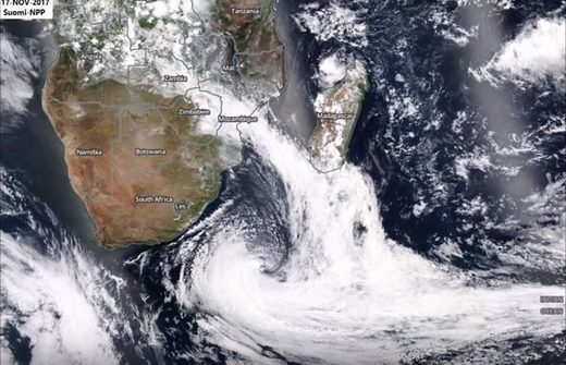 South Africa winter storm