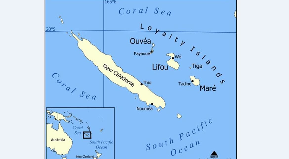 An earthquake of magnitude 6.4 struck in the Pacific Ocean, 74 kilometers (46 miles) east of the Loyalty Islands, New Caledonia on Sunday.