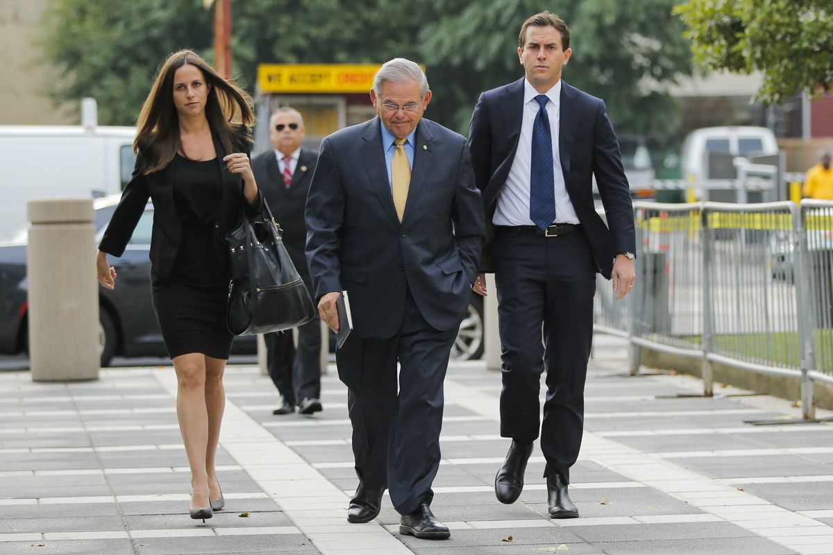 Click to enlarge Robert Menendez, Robert Menedez Jr., Alicia Menendez