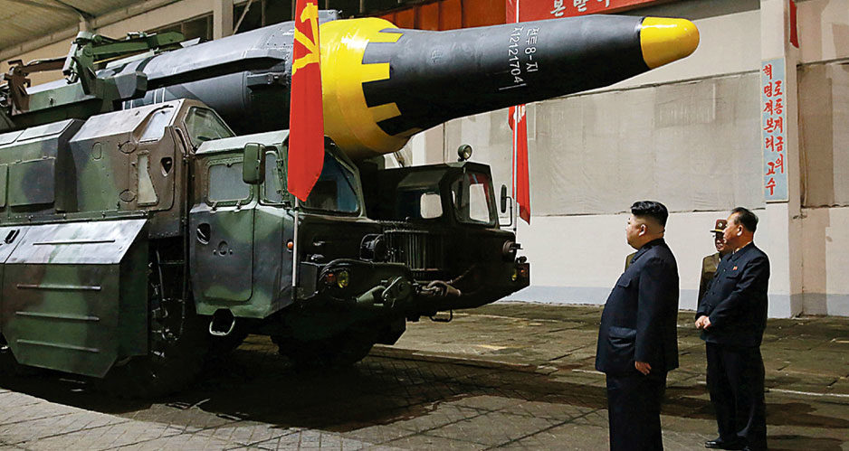 Click to enlarge North Korean missile