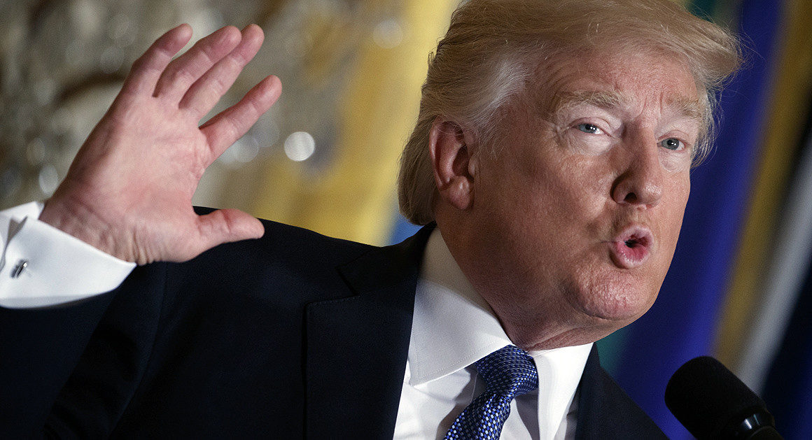 President Donald Trump has taken to his favorite social media forum to denounce the so-called dossier as “fake.