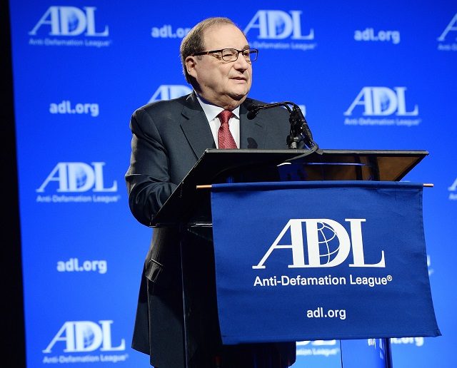 National Director of the Anti-Defamation League, Abraham Foxman, speaks onstage at the morning session of the ADL Annual Meeting on November 6, 2014, in Los Angeles, California.