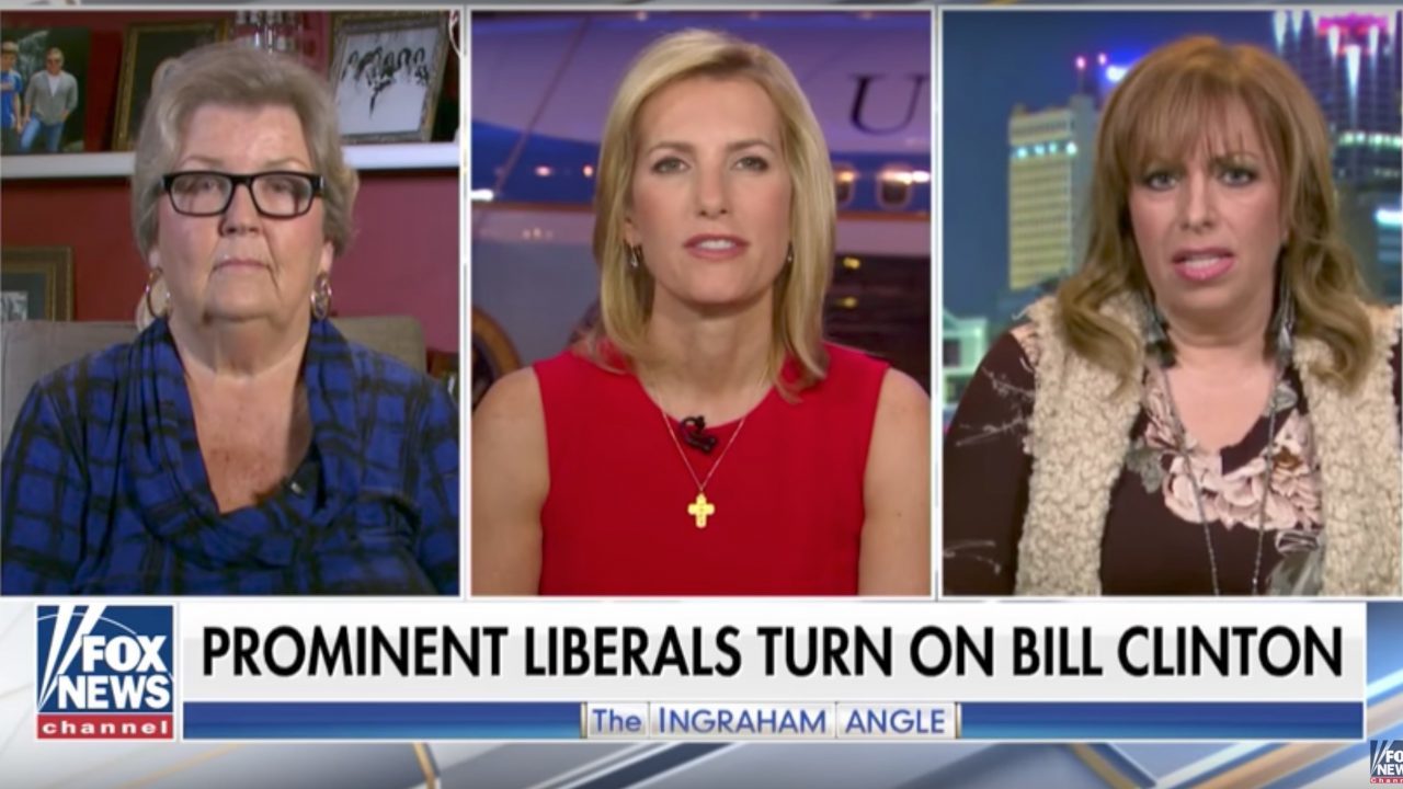 Click to enlarge Two of Bill Clinton's accusers, Juanita Broaddrick and Paula Jones, respond to Hillary Clinton's claims that they are