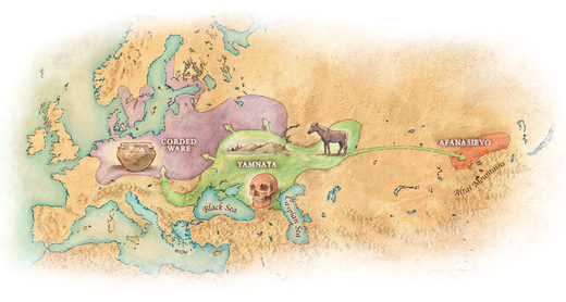 Click to enlarge Asian nomadic herders Bronze Age