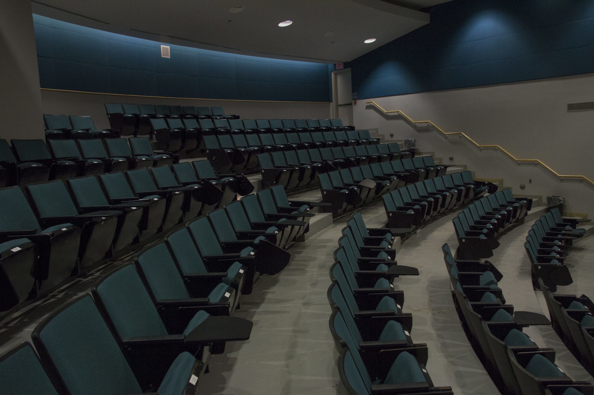 empty seats in auditorium