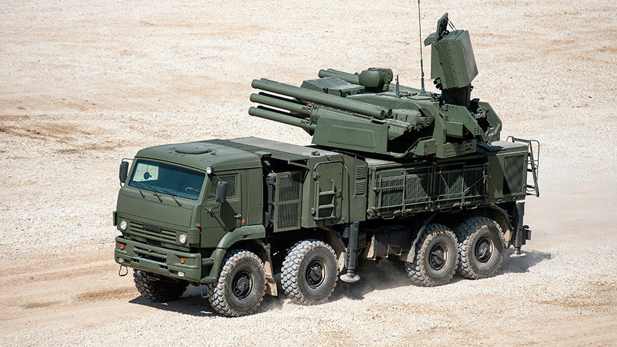 Click to enlarge A Pantsir-S1 surface-to-air missile system